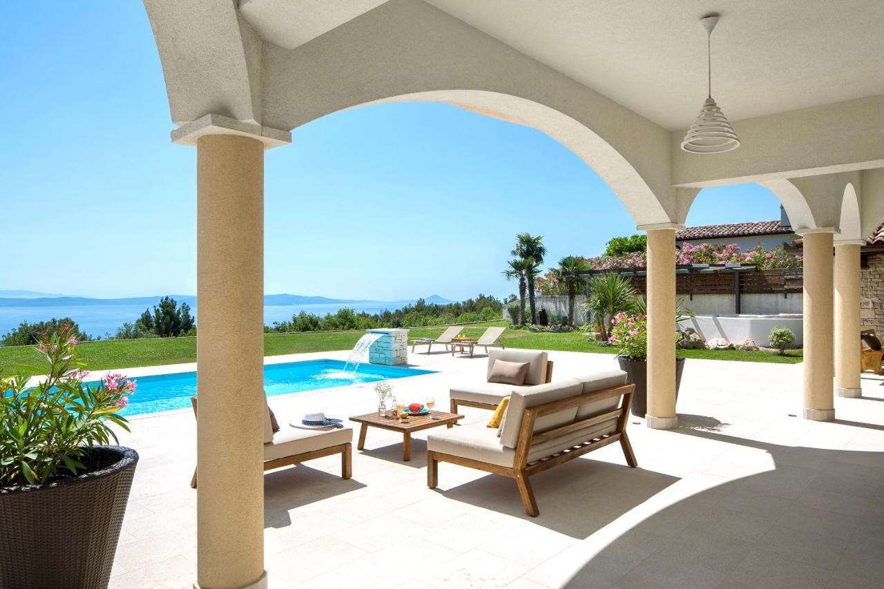 Luxury Panorama Vila With Amazing Seaview In Gondolici 7 Km From Rabac Labin  Exterior photo