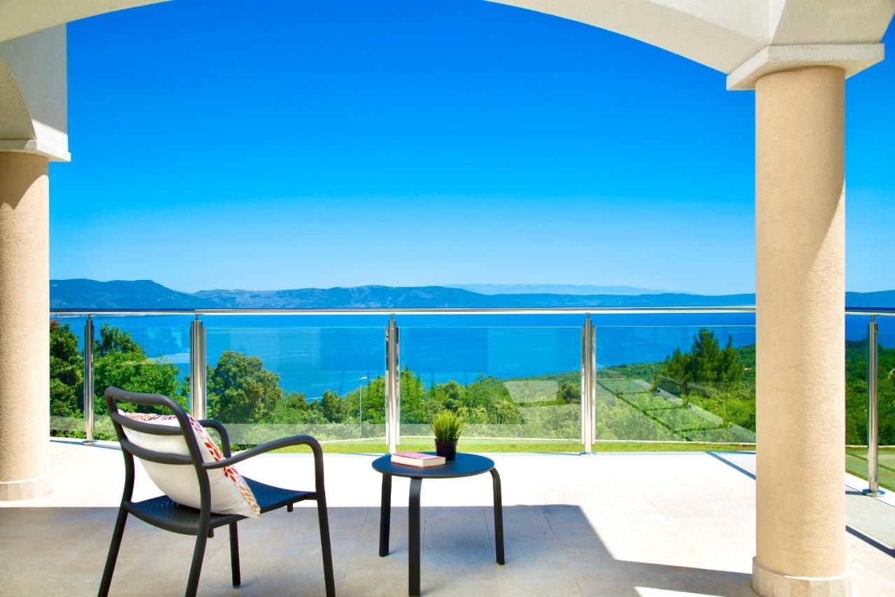 Luxury Panorama Vila With Amazing Seaview In Gondolici 7 Km From Rabac Labin  Exterior photo